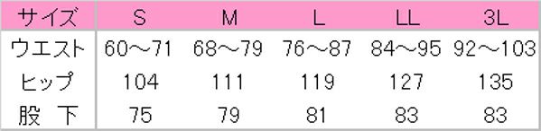 サイズ表