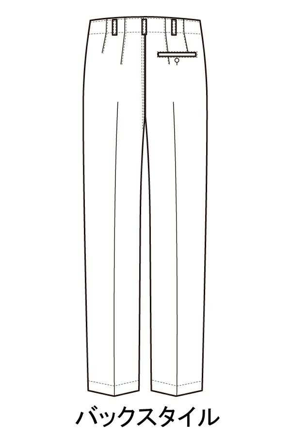 縞ズボン　イラスト　バックスタイル