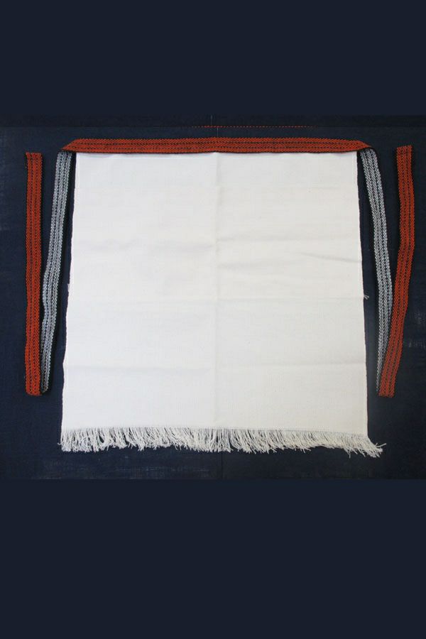 キナリ帆前掛け　両ポケット付き　置き取り