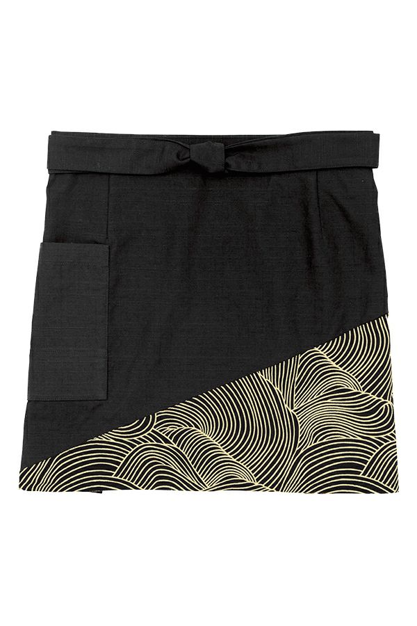 和風ショート前掛け　置き取り