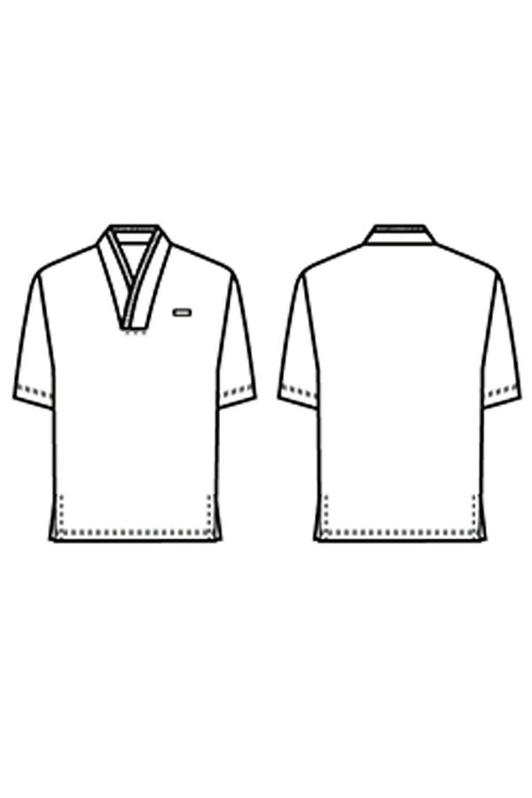 和風カットソー　イラスト