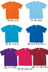 ファイバードライTシャツ　カラー