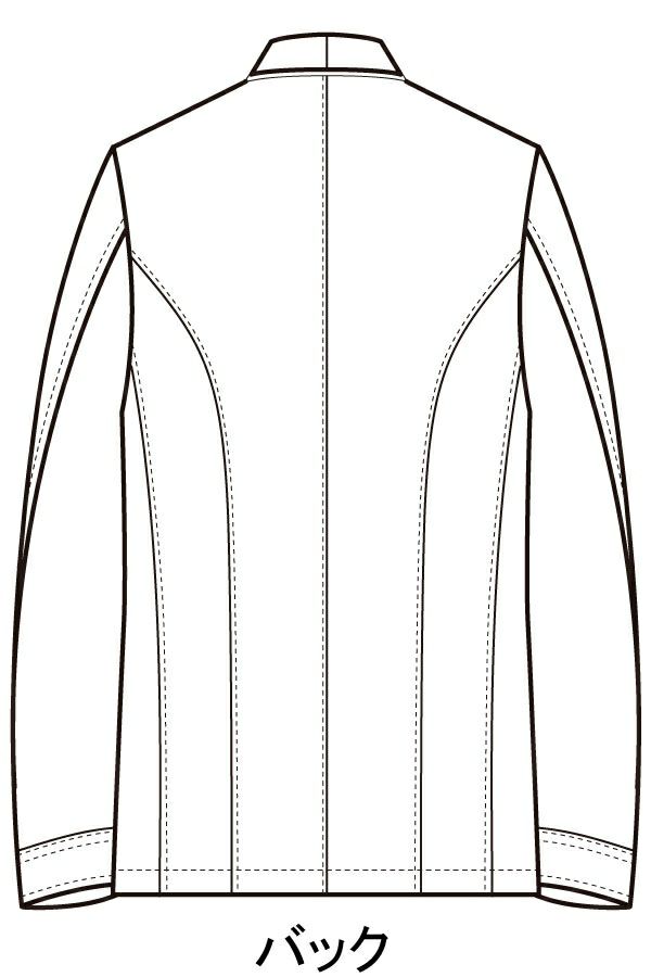 和風ドレスコート　バックスタイル