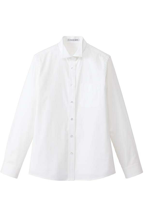 女性ウィングカラーシャツ　置き取り