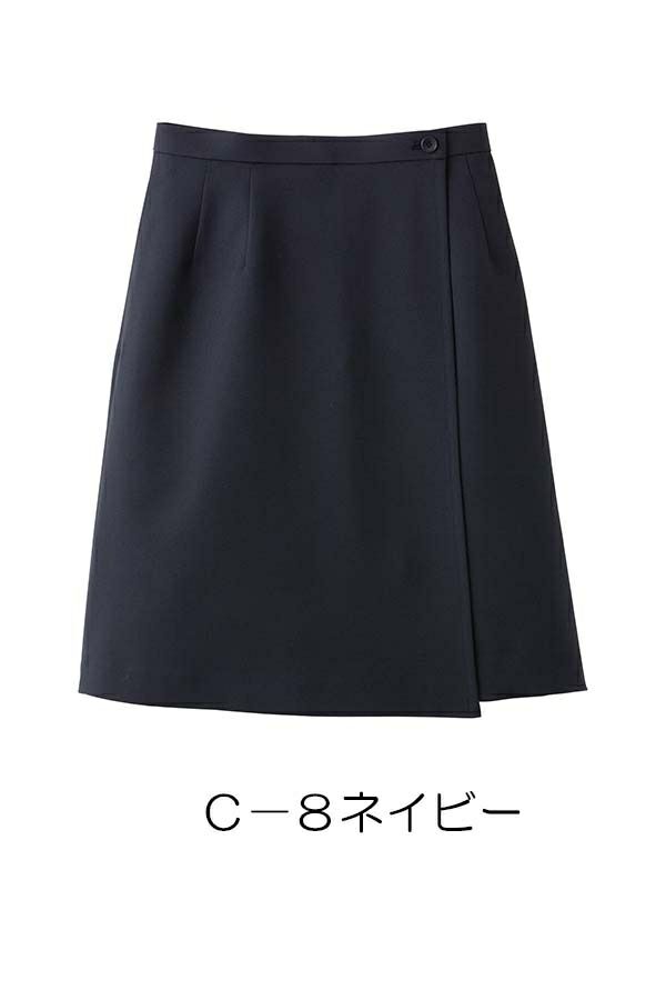 ラップキュロット　ネイビー