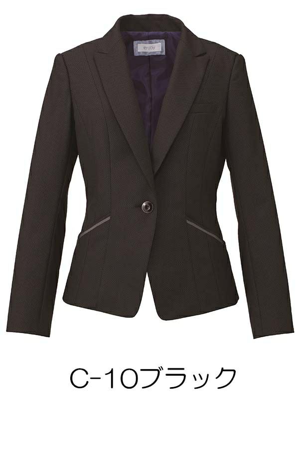 C-10ブラック　ジャケット（ドット柄）　クールドット