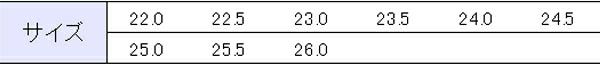 パンプス　サイズ表
