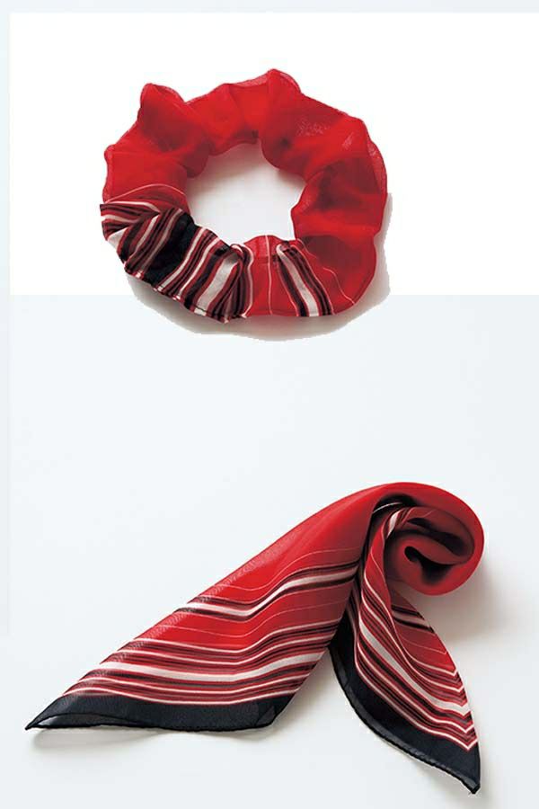 スカーフ＆シュシュ　置き取り