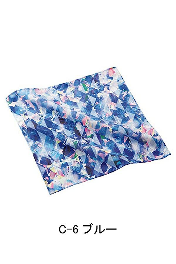 ミニスカーフ　ブルー