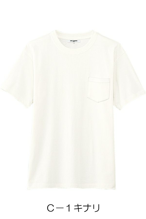 ポケットＴシャツ半袖　キナリ