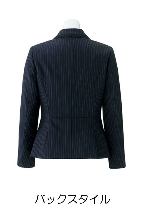 バックスタイル　ジャケット（ストライプ）　ホームクリーニング　ストレッチ　静電気防止