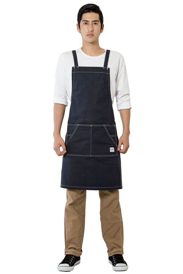 Lee　胸当てエプロン（X型）　全身