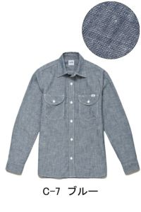 Lee　シャンブレーシャツ　ブルー