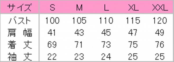Lee　ウエスタンチェックシャツ（半袖）［男性］　サイズ表