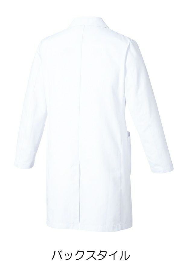 男性ドクターコート　バックスタイル