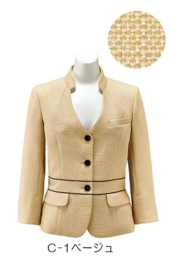 C-1ベージュ　ジャケット（ツイード）　全3色　ホームクリーニング　オールシーズン　