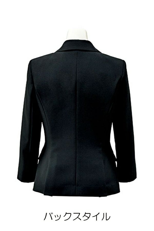 バックスタイル　ジャケット（無地）　２Ｗａｙストレッチ　ホームクリーニング　ストレッチ　衿・カフスのみ防汚加工