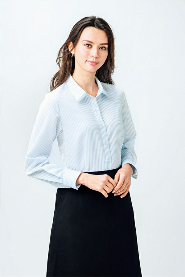 ブラウス長袖　モデル