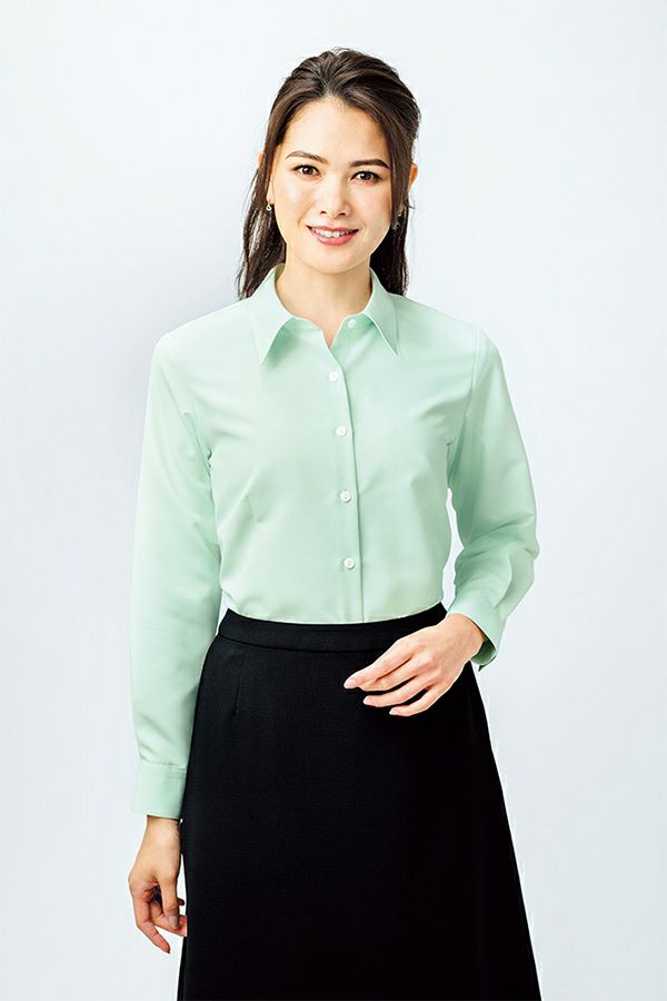 ブラウス長袖　全身