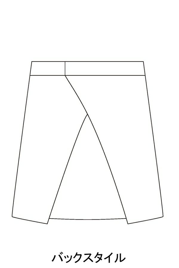 腰下エプロン　バックスタイル