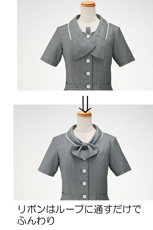 オーバーブラウス　リボンＵＰ