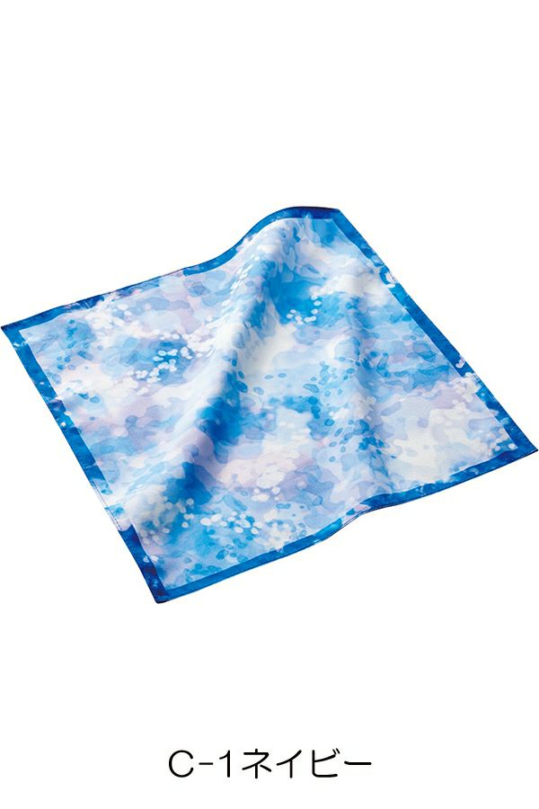 スカーフ　ネイビー