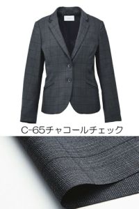 C-65　チャコールチェック　ジャケット（チェック）