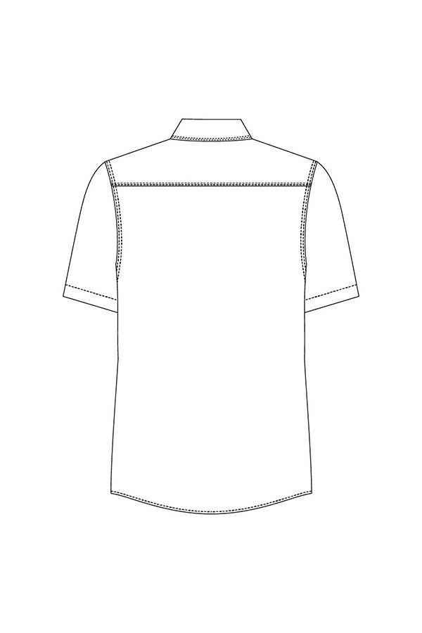 シャツ半袖　男女兼用　　イラスト