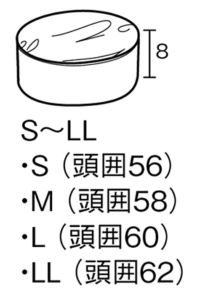 和帽子　サイズ表