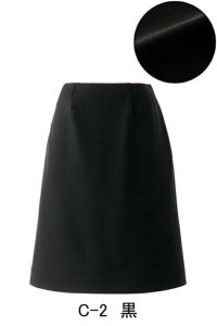 Ａラインスカート（無地）　C-2黒