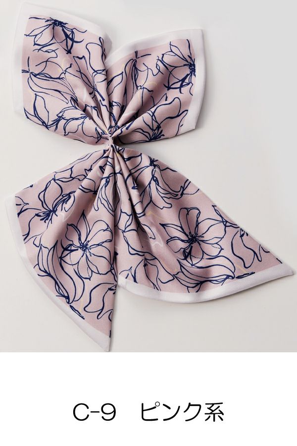 ミニスカーフ　ピンク