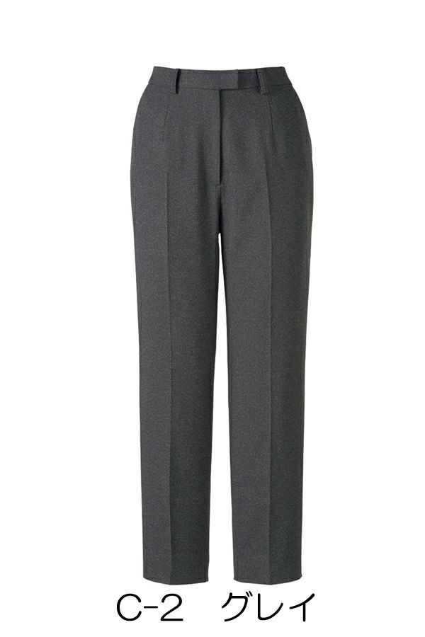 テーパードパンツ　グレイ