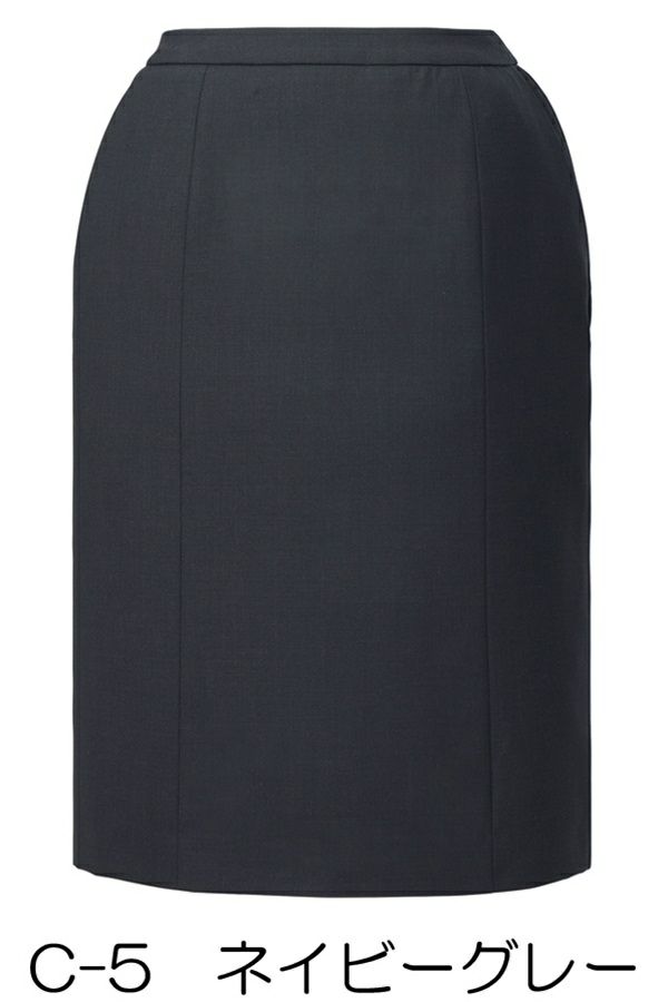 タイトスカート（無地）　ネイビーグレー