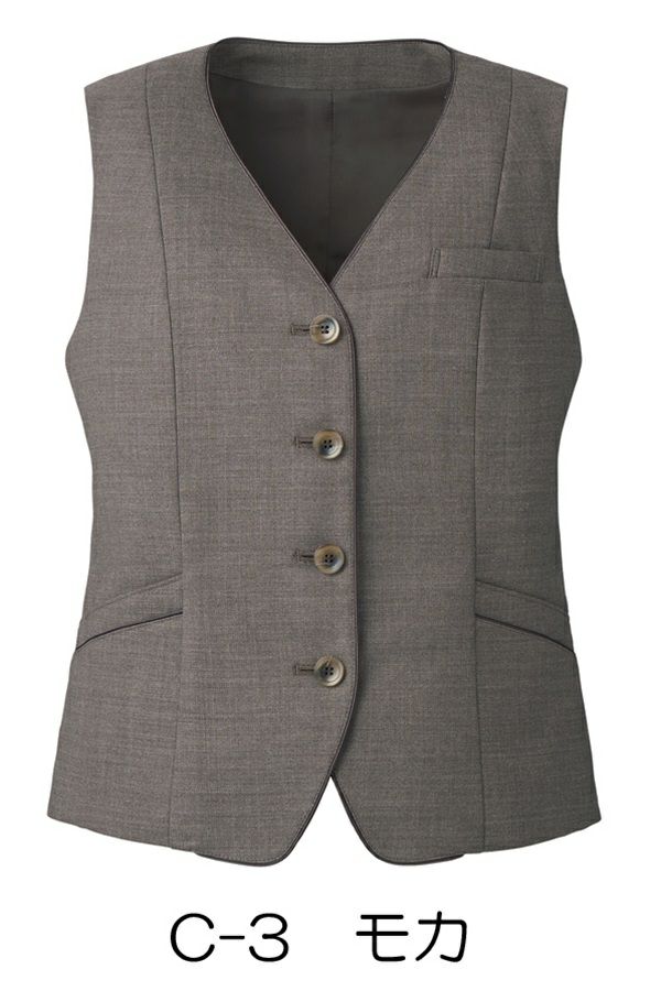 べスト（無地）　モカ