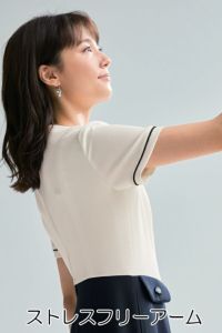 春夏用ワンピース半袖　ストレスフリーアーム