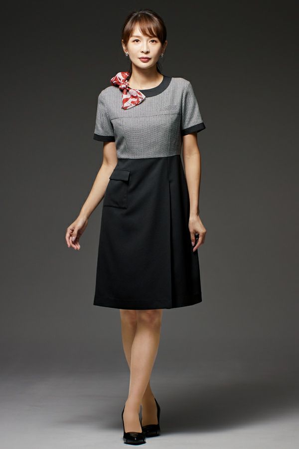 スカーフ＆シュシュ　全身