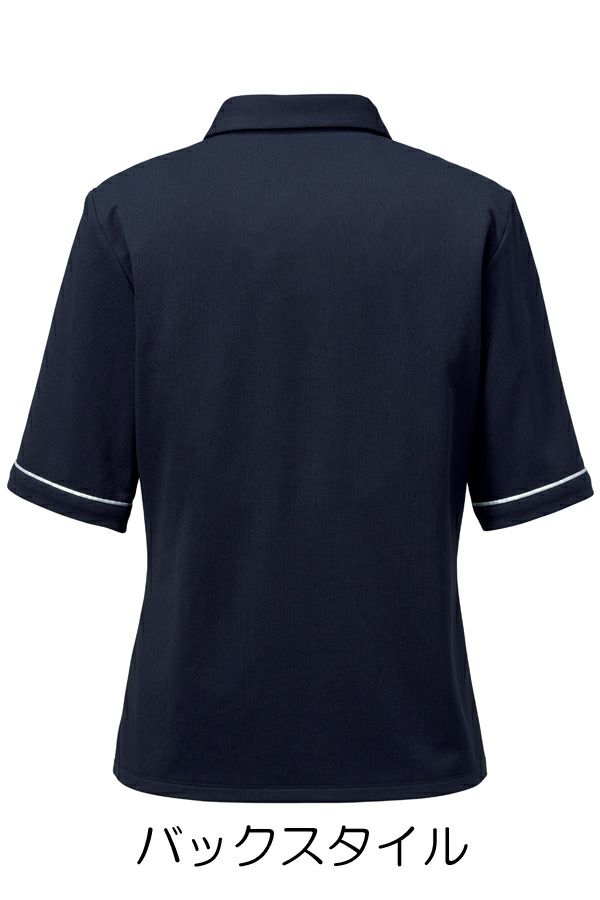 ポロシャツ半袖　バックスタイル