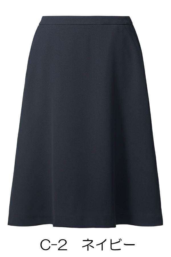 フレアスカート　ネイビー