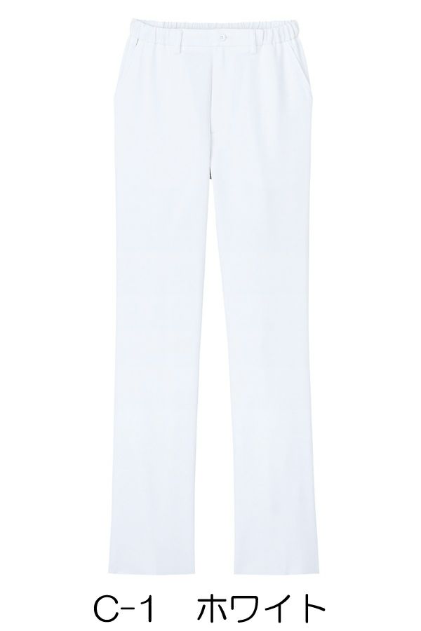 男女兼用パンツ　ホワイト