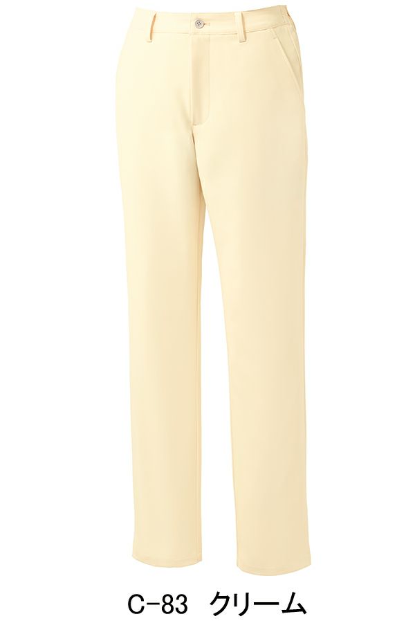 女性パンツ　クリーム