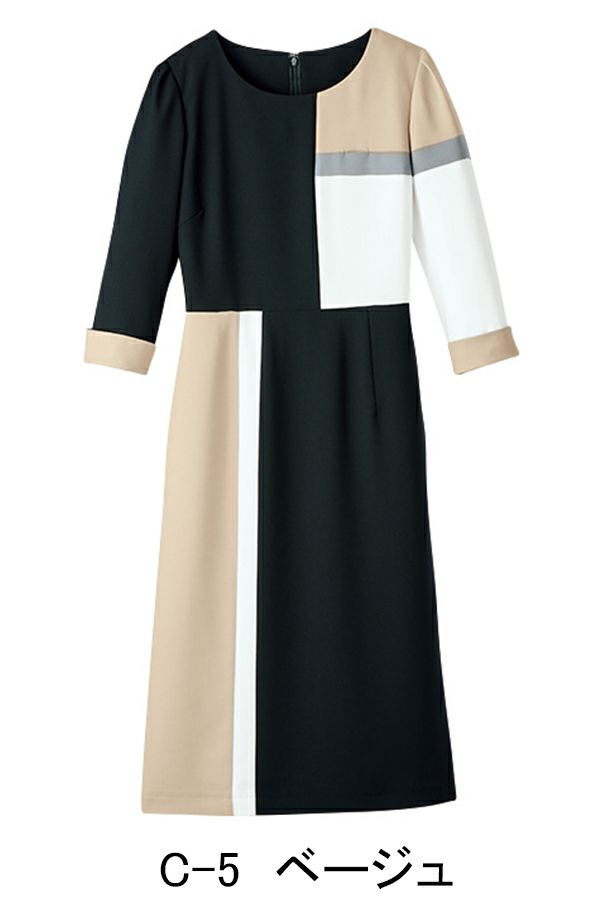 ワンピース　ベージュ