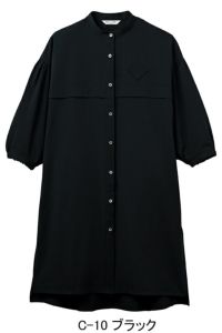 ロングシャツ　ブラック