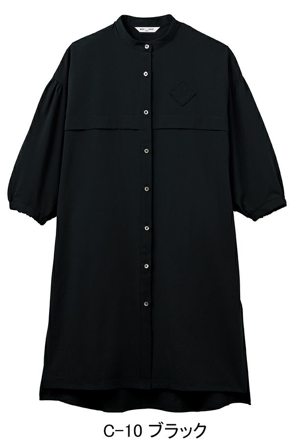 ロングシャツ　ブラック