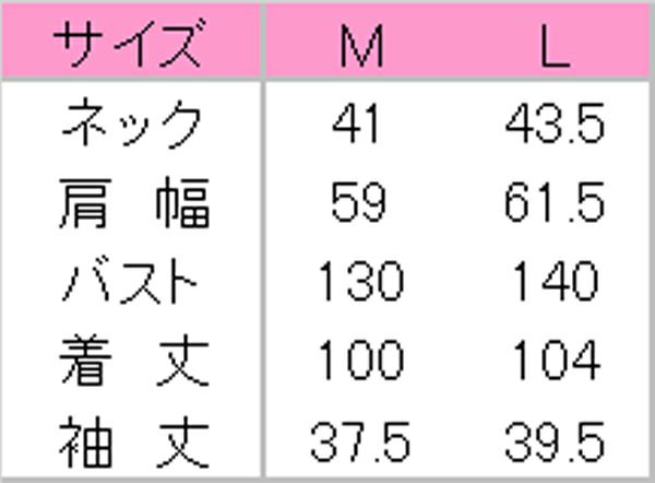 サイズ表