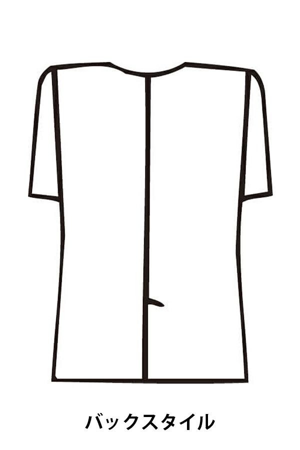 白衣　バックスタイル