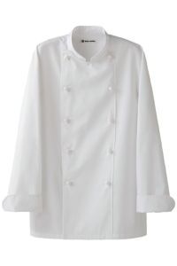 コックコート　長袖　正面