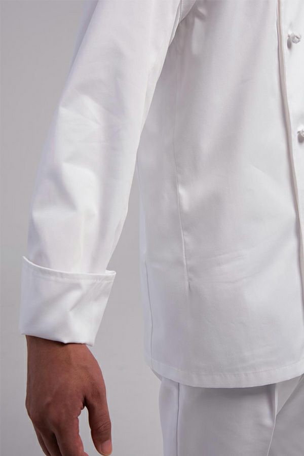 コックコート　長袖　袖UP